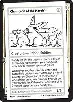 Champion of the Hareish