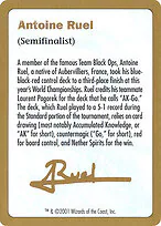 Antoine Ruel Bio