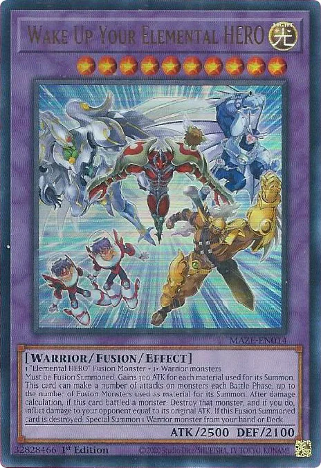 Wake Up Your Elemental HERO