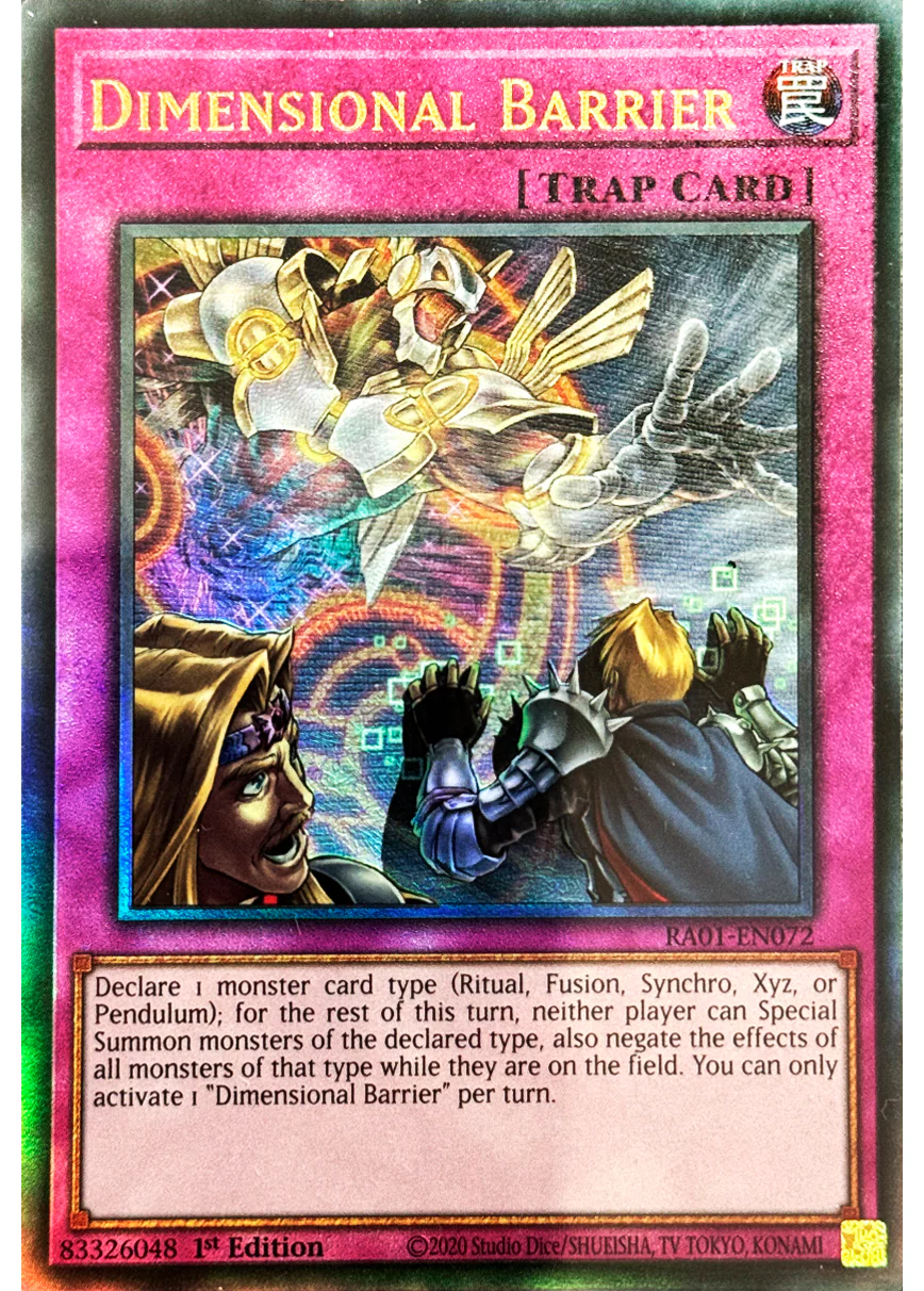 Dimensional Barrier
