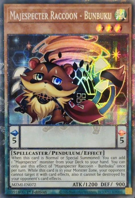 Majespecter Raccoon - Bunbuku