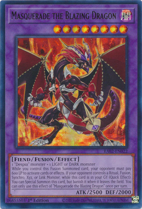 Masquerade the Blazing Dragon