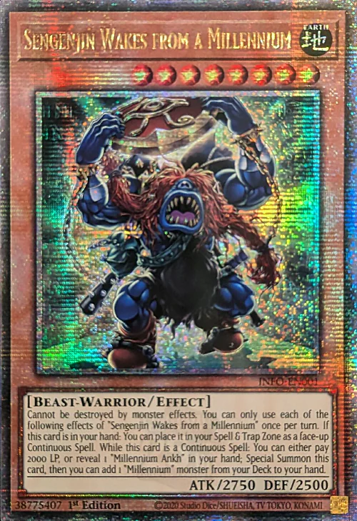 Sengenjin Wakes from a Millennium