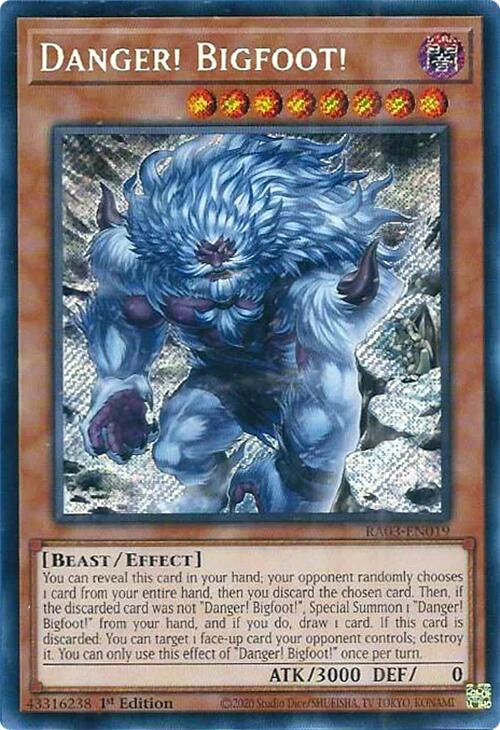 Danger! Bigfoot!