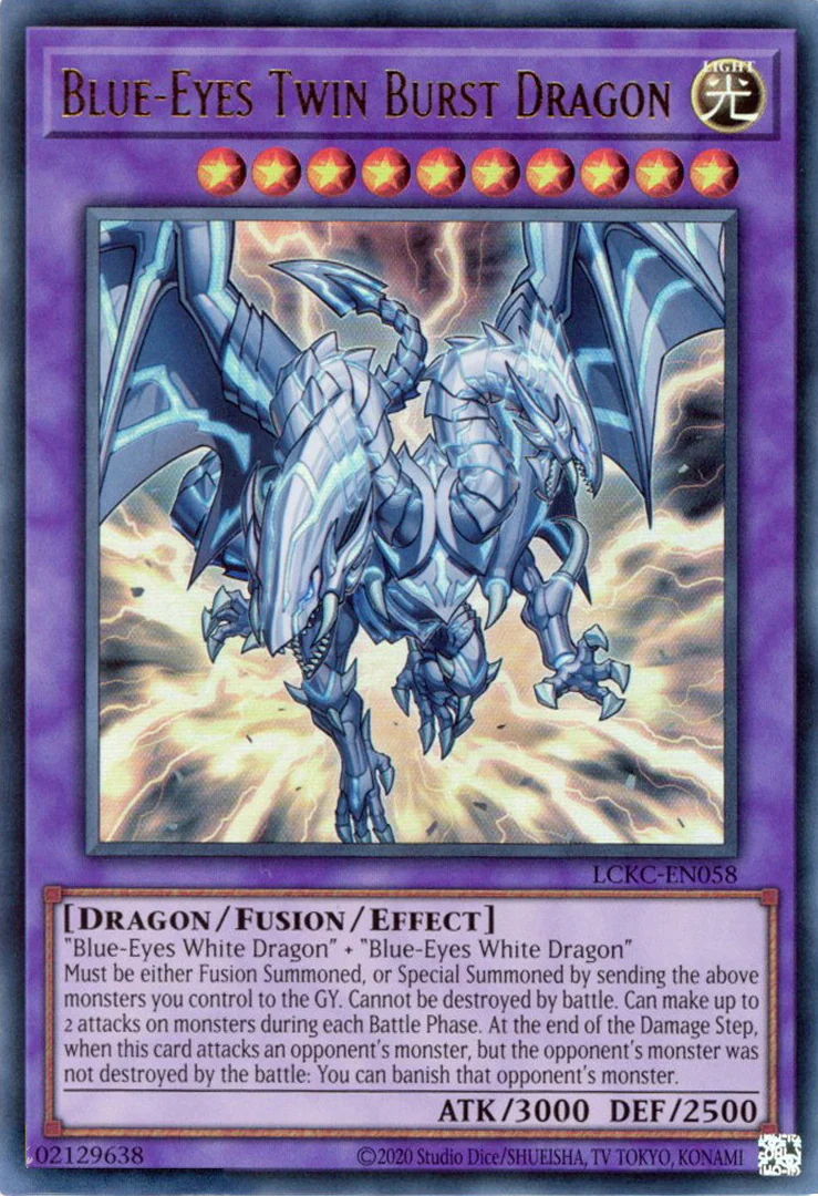 Blue-Eyes Twin Burst Dragon