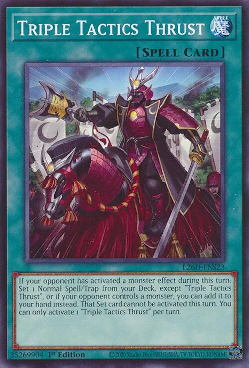 Triple Tactics Thrust