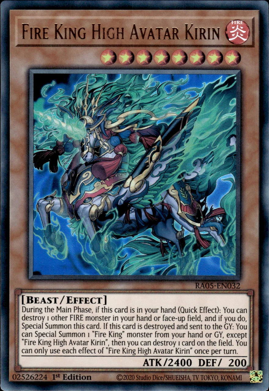 Fire King High Avatar Kirin
