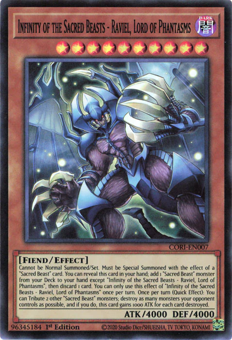Infinity of the Sacred Beasts - Raviel, Lord of Phantasms