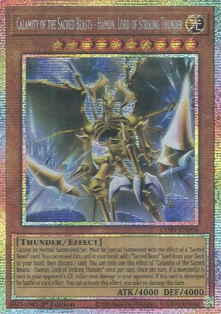 Calamity of the Sacred Beasts - Hamon, Lord of Striking Thunder