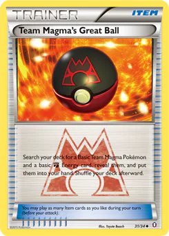 Team Magma's Great Ball