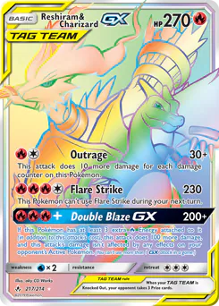 Reshiram & Charizard-GX
