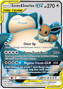 Eevee & Snorlax-GX