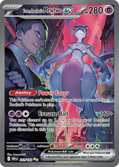 Team Rocket's Mewtwo ex
