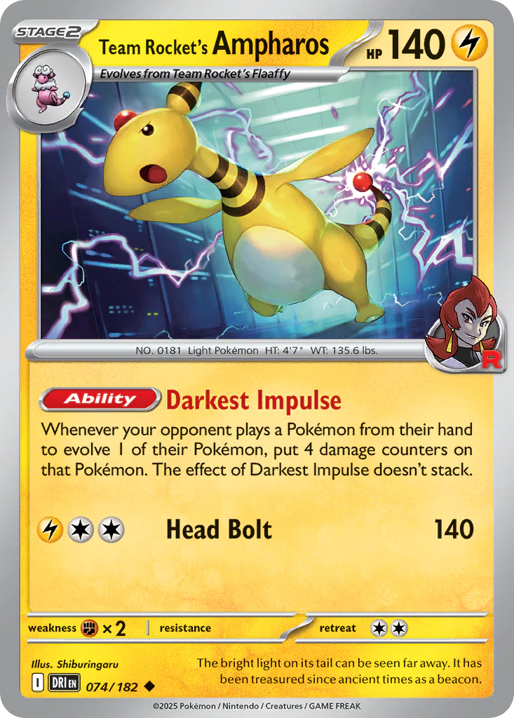 Team Rocket's Ampharos