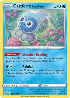 Castform Rainy Form