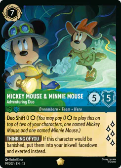 Mickey Mouse & Minnie Mouse