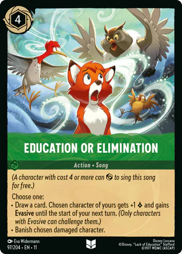 Education or Elimination