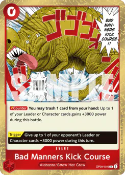 Bad Manners Kick Course