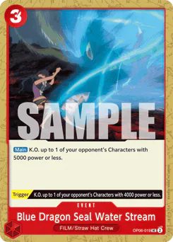Blue Dragon Seal Water Stream