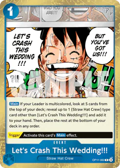Let's Crash This Wedding!!!
