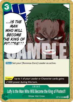 Luffy Is the Man Who Will Become the King of Pirates!!!