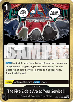 The Five Elders Are at Your Service!!!