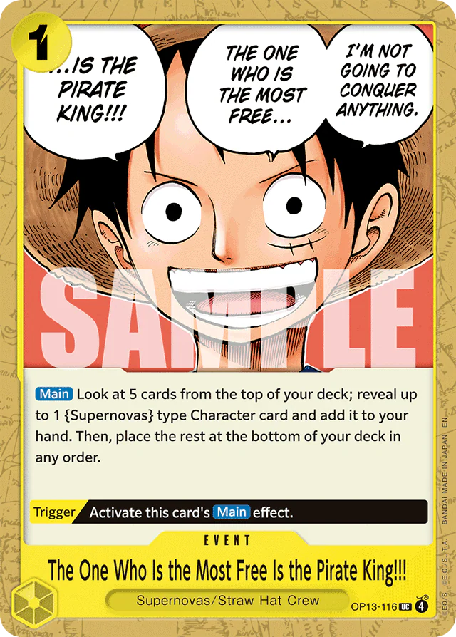 The One Who Is the Most Free Is the Pirate King!!!