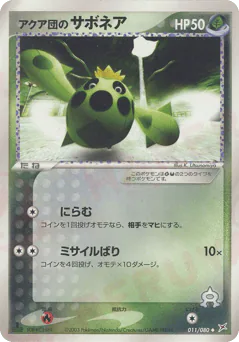 Team Aqua's Cacnea