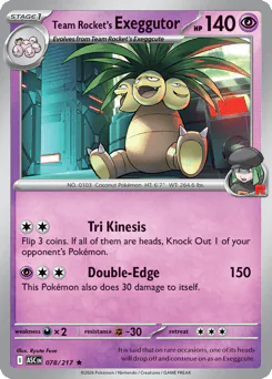 Team Rocket's Exeggutor
