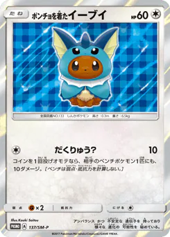 Poncho-wearing Eevee