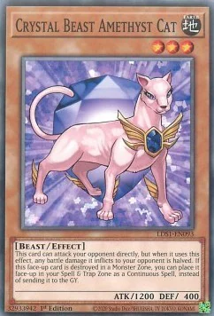 Crystal Beast Amethyst Cat