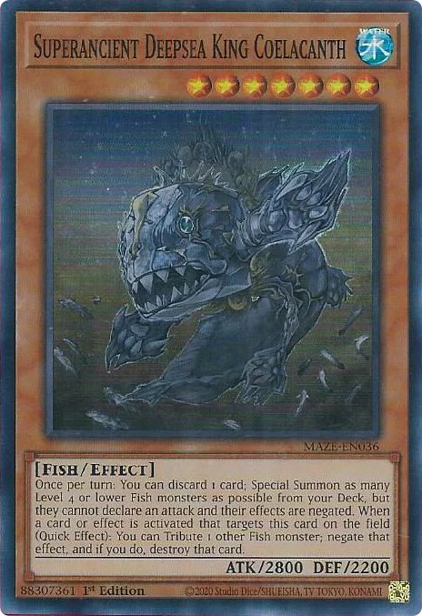 Superancient Deepsea King Coelacanth