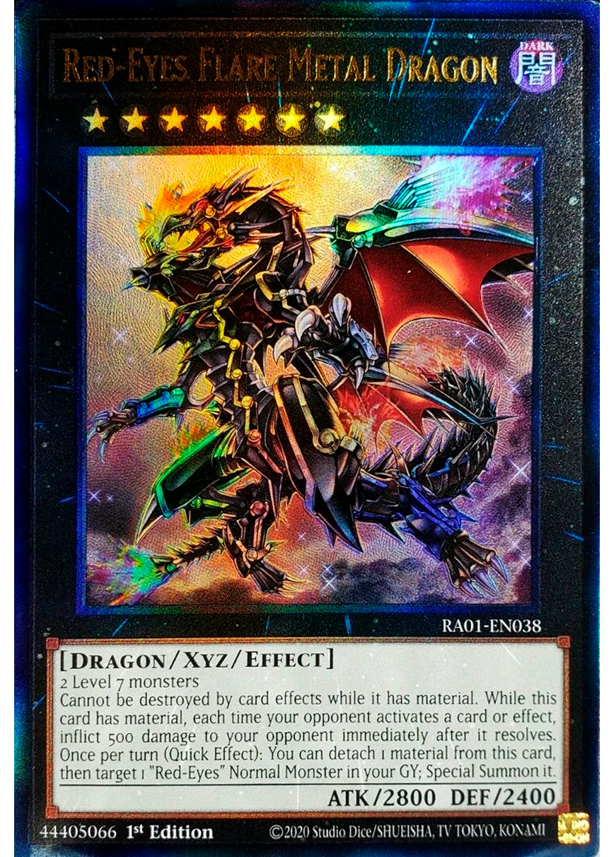 Red-Eyes Flare Metal Dragon