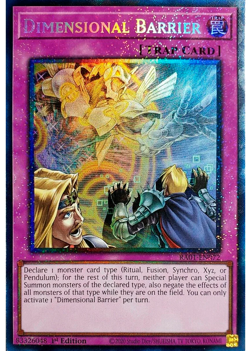 Dimensional Barrier