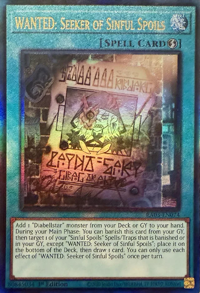 WANTED: Seeker of Sinful Spoils