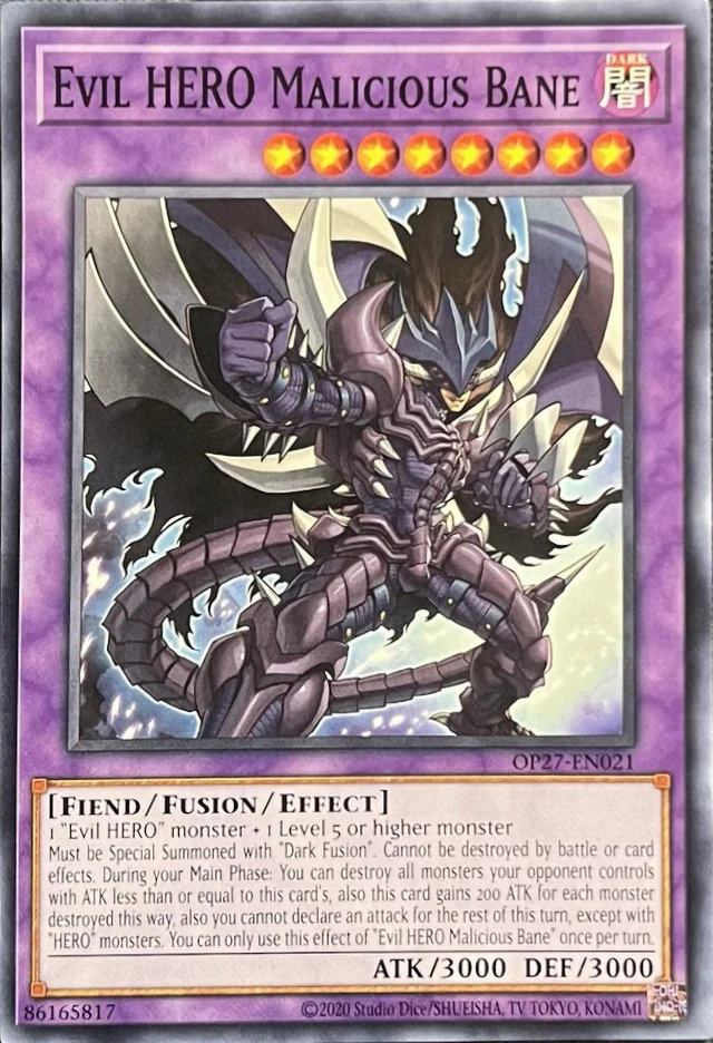Evil HERO Malicious Bane