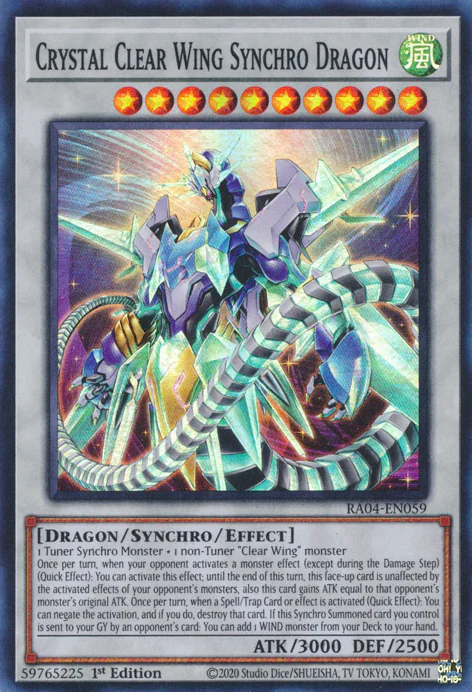 Crystal Clear Wing Synchro Dragon