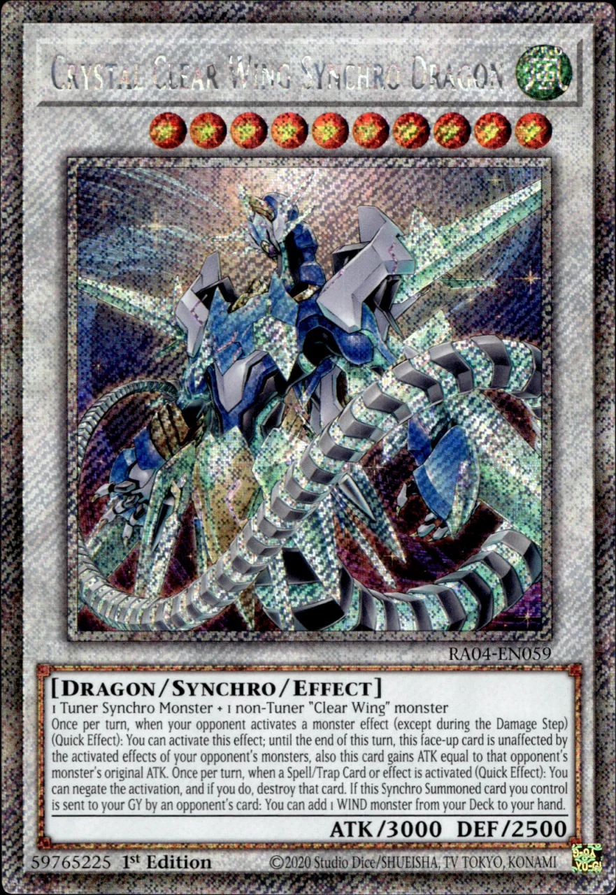 Crystal Clear Wing Synchro Dragon
