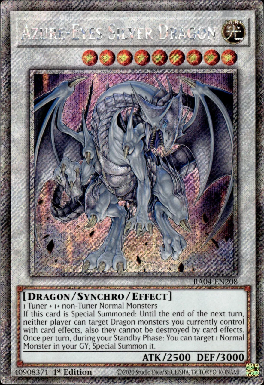 Azure-Eyes Silver Dragon