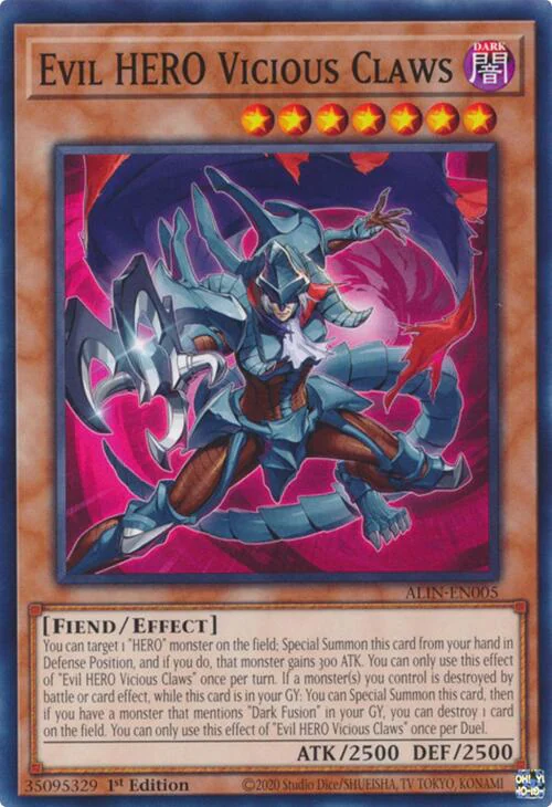 Evil HERO Vicious Claws