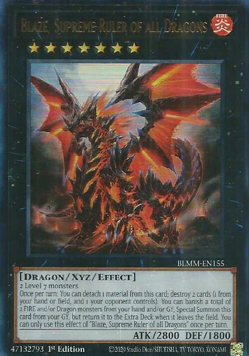 Blaze, Supreme Ruler of all Dragons