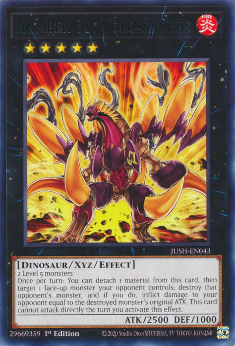 Number 61: Volcasaurus