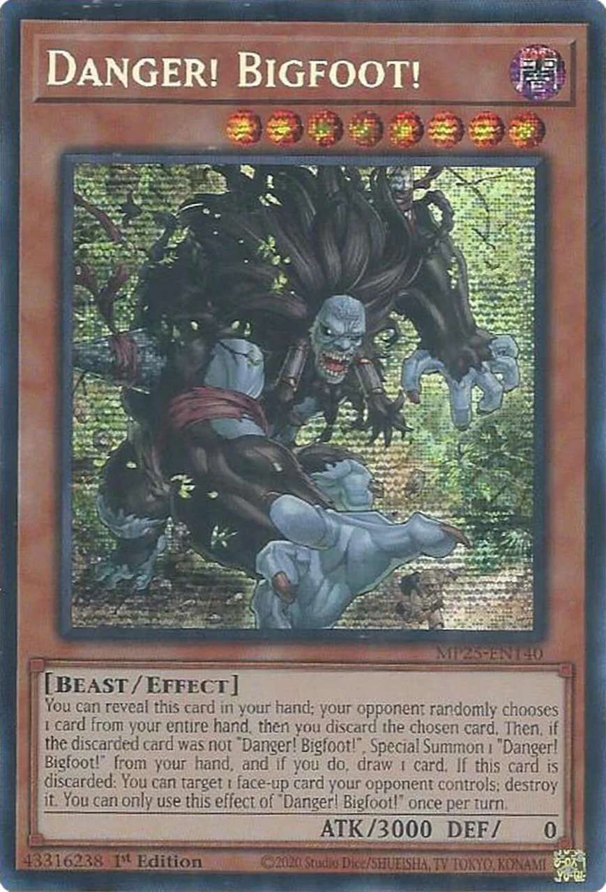 Danger! Bigfoot!