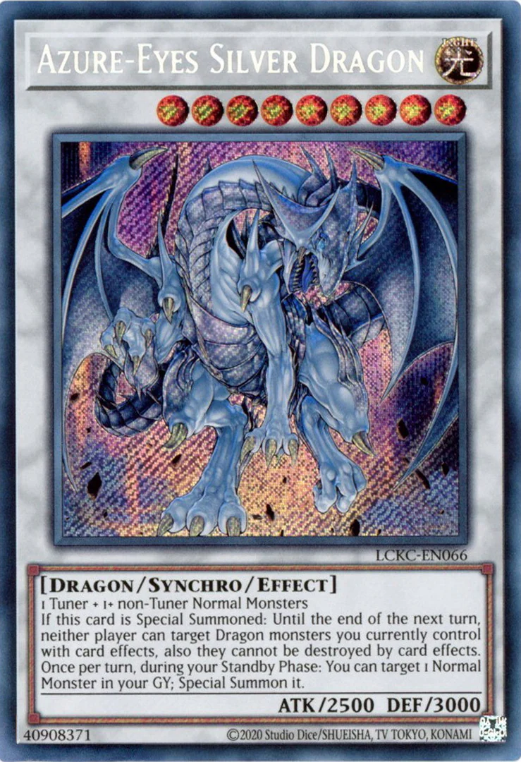 Azure-Eyes Silver Dragon