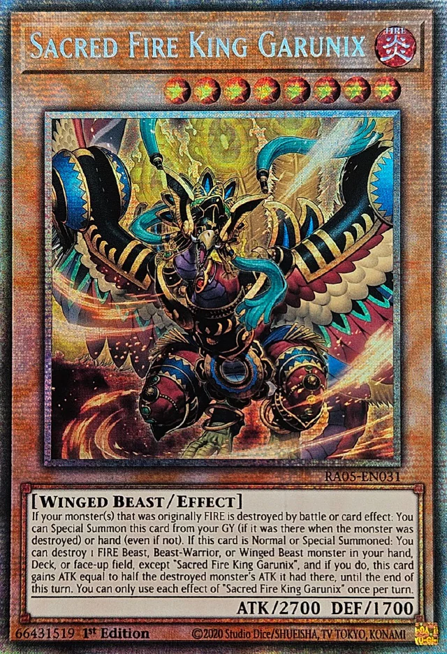 Sacred Fire King Garunix