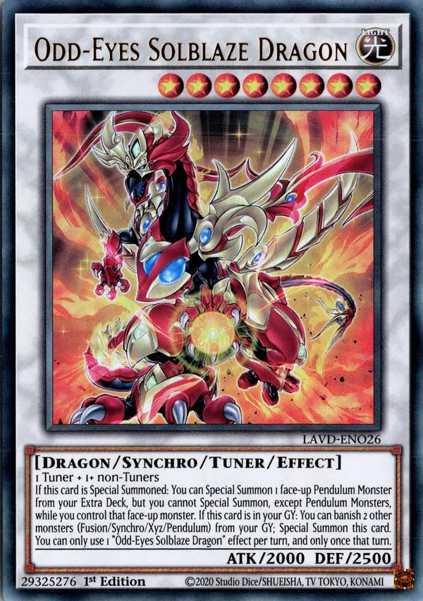 Odd-Eyes Solblaze Dragon