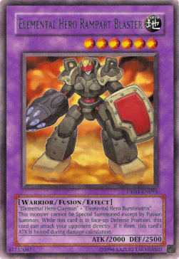Elemental Hero Rampart Blaster