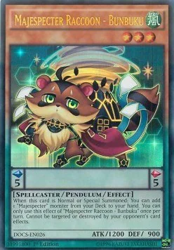 Majespecter Raccoon - Bunbuku