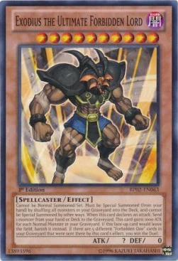 Exodius the Ultimate Forbidden Lord