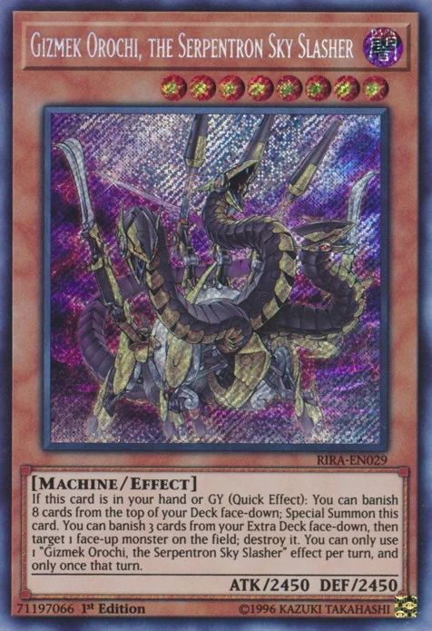 Gizmek Orochi, the Serpentron Sky Slasher